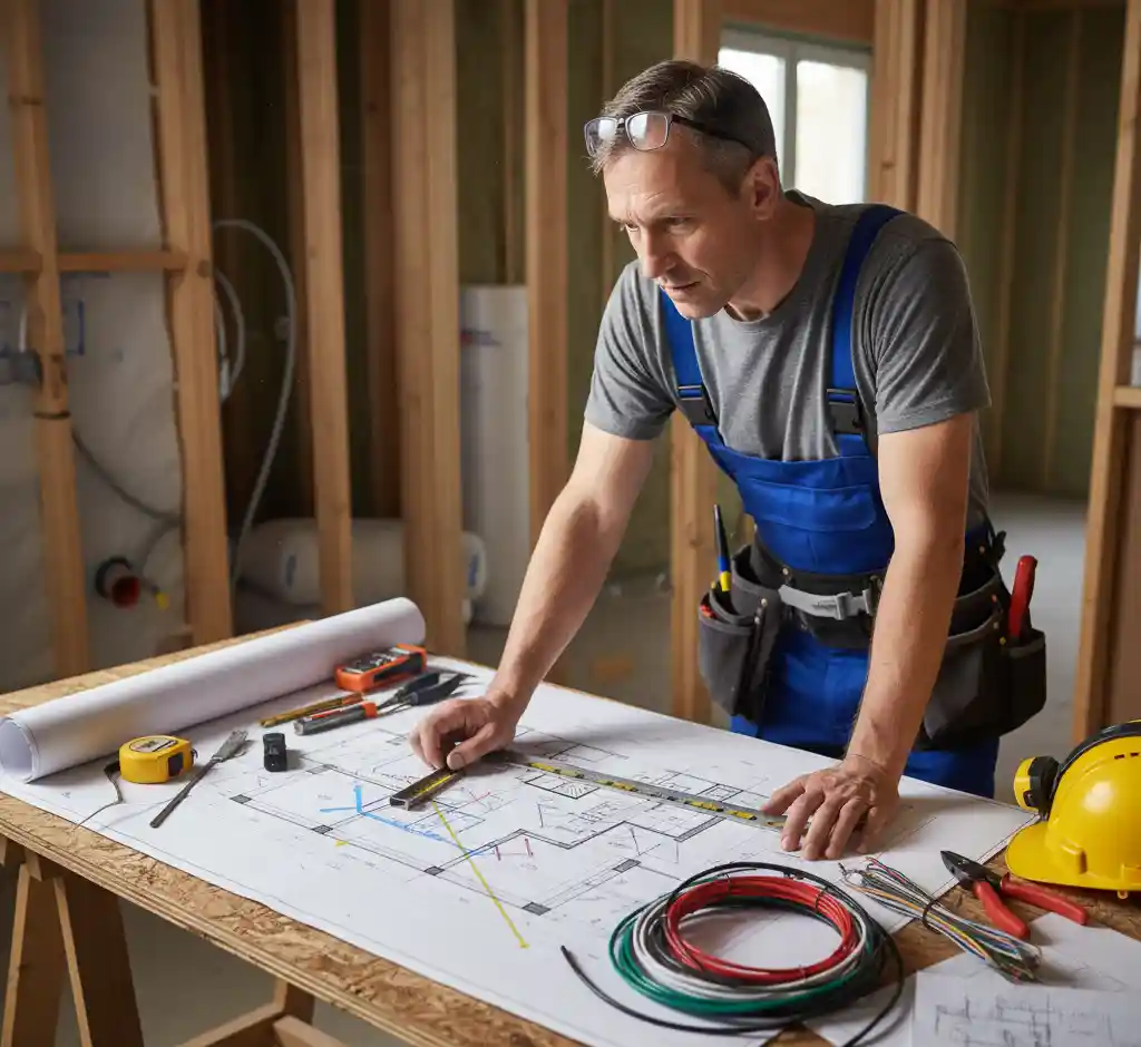 jak zaplanować instalację elektryczną w domu? Planowanie instalacji w trakcie budowy