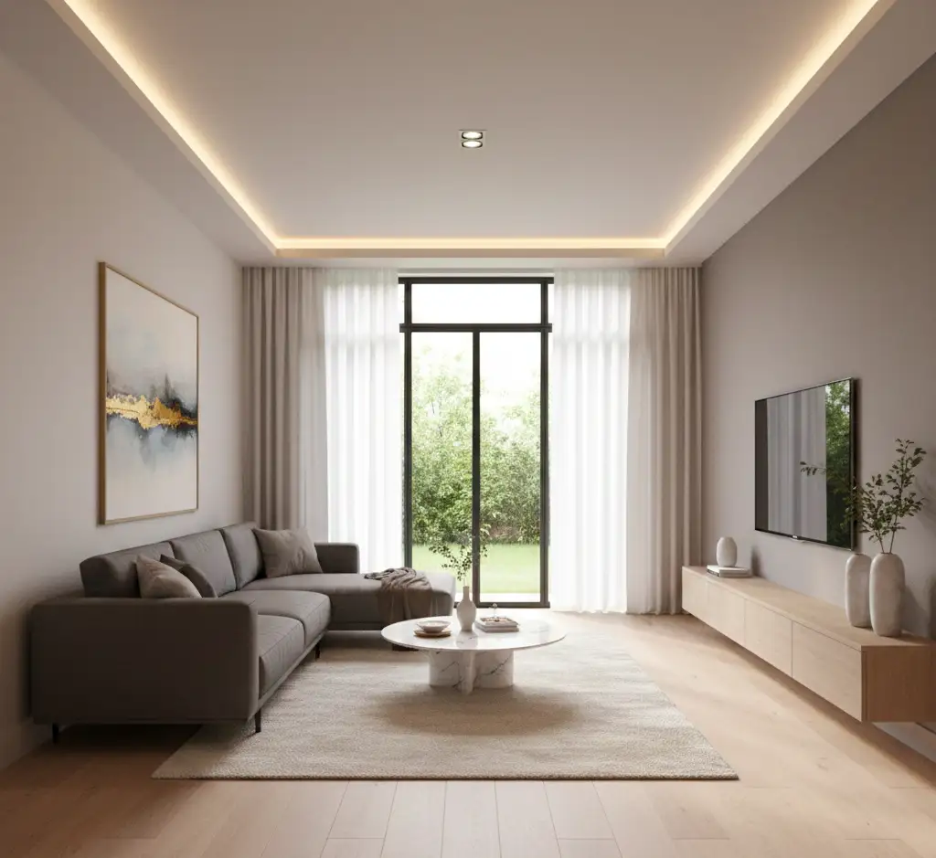 pomysl-na-wykonczenie-salonu Pomysły na wykończenia wnętrz – praktyczne inspiracje do nowoczesnych i funkcjonalnych wnętrz