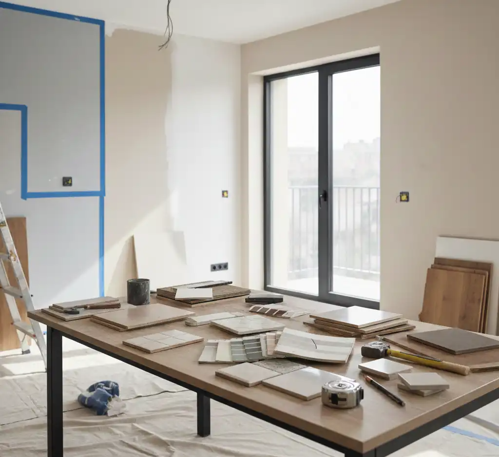 zdjęcie remontowanego mieszkania