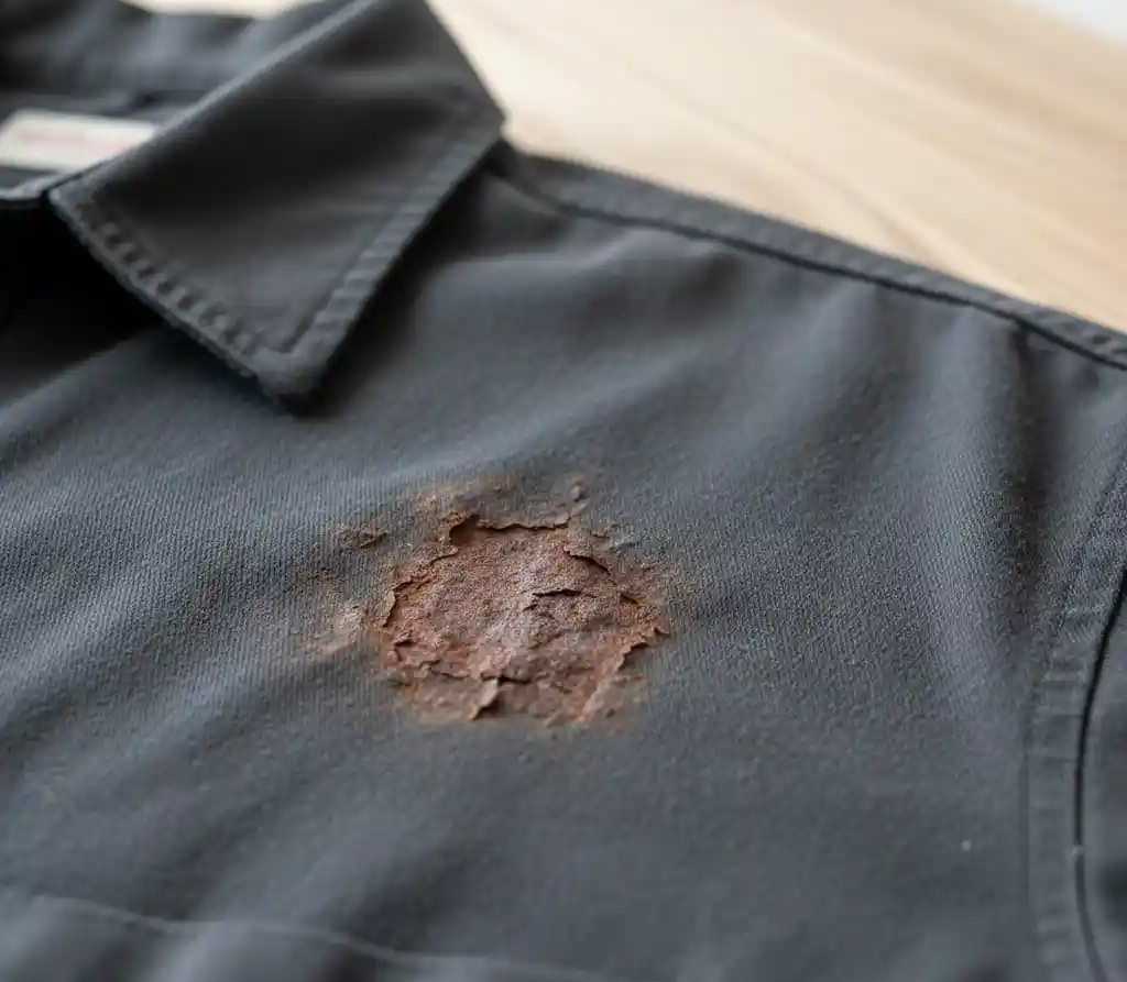 koszula-w-rdzy Czym usunąć rdzę z koszuli? Skuteczne sposoby