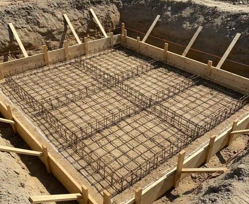 materiały na fundamenty - wykop pod fundamenty