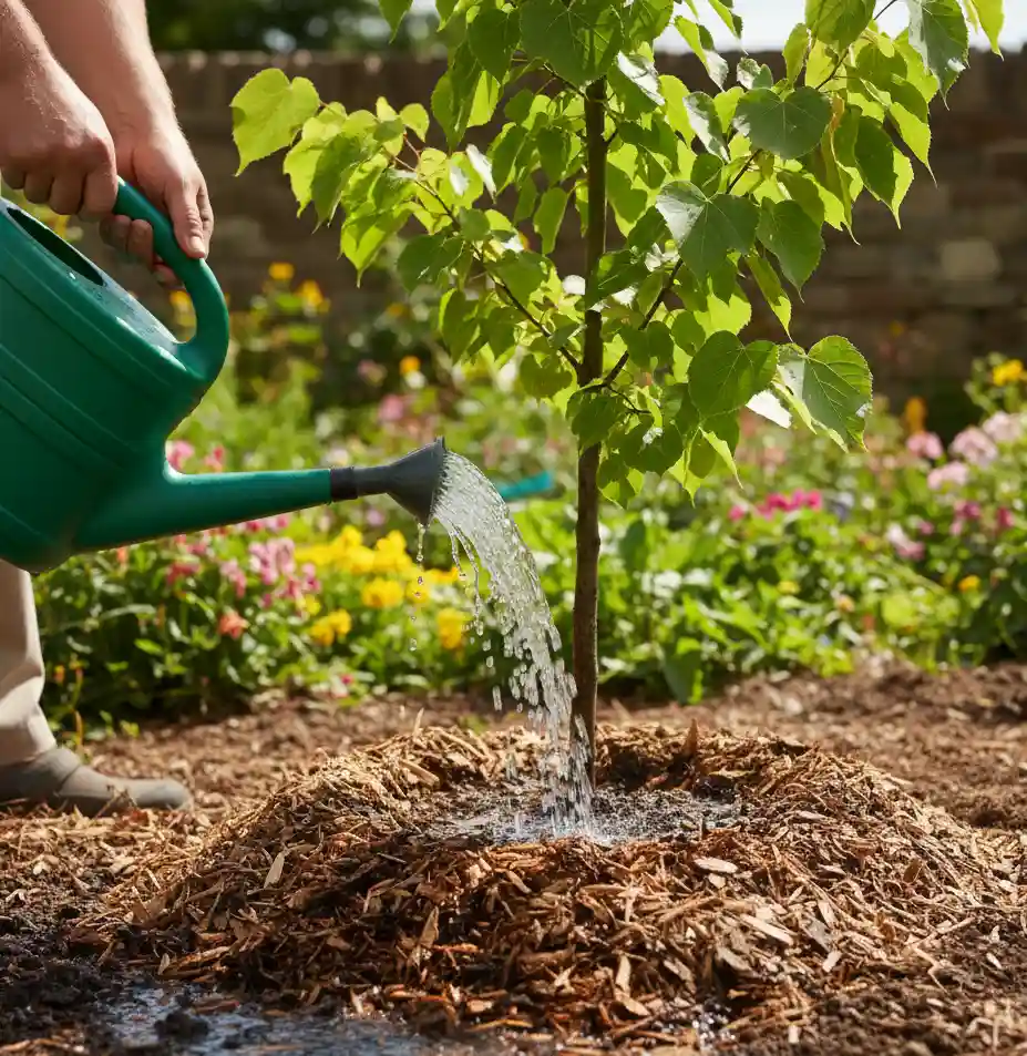 podlewanie-lipy Pielęgnacja lipy – jak dbać o lipę, aby rosła zdrowo i pięknie przez lata