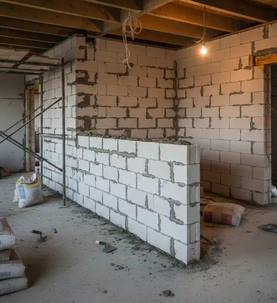 scianki-dzialowe-z-pustakow-i-bloczkow Jakie materiały na ścianki działowe wybrać?