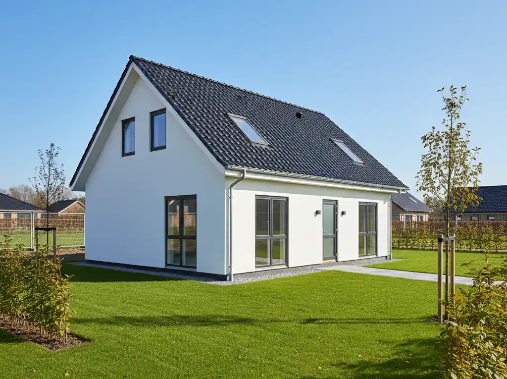 wykonczony-dom Etapy budowy domu – jak wygląda cały proces od startu do zamieszkania?