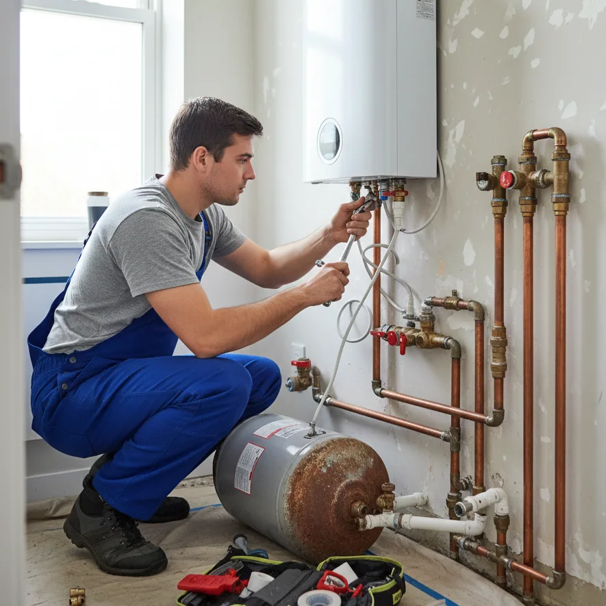 Wymiana bojlera w mieszkaniu – instalacja nowego podgrzewacza wody