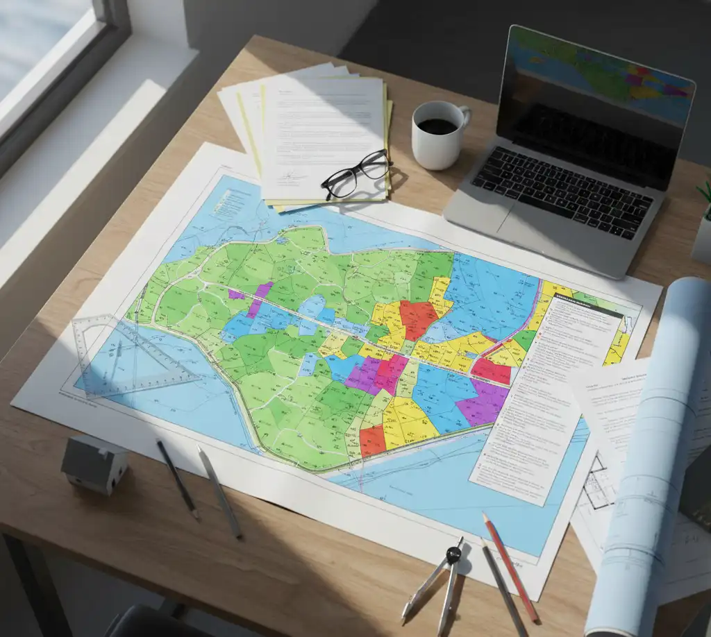 miejscowy plan zagospodarowania przestrzennego mapa terenu w urzędzie gminy