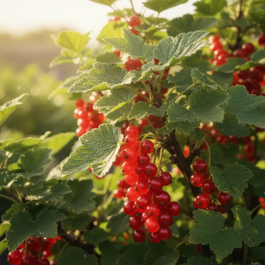 pielęgnacja porzeczki czerwonej - efekty